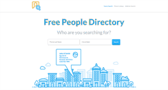 Desktop Screenshot of freepeopledirectory.com