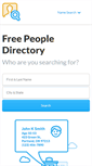 Mobile Screenshot of freepeopledirectory.com