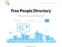 Tablet Screenshot of freepeopledirectory.com